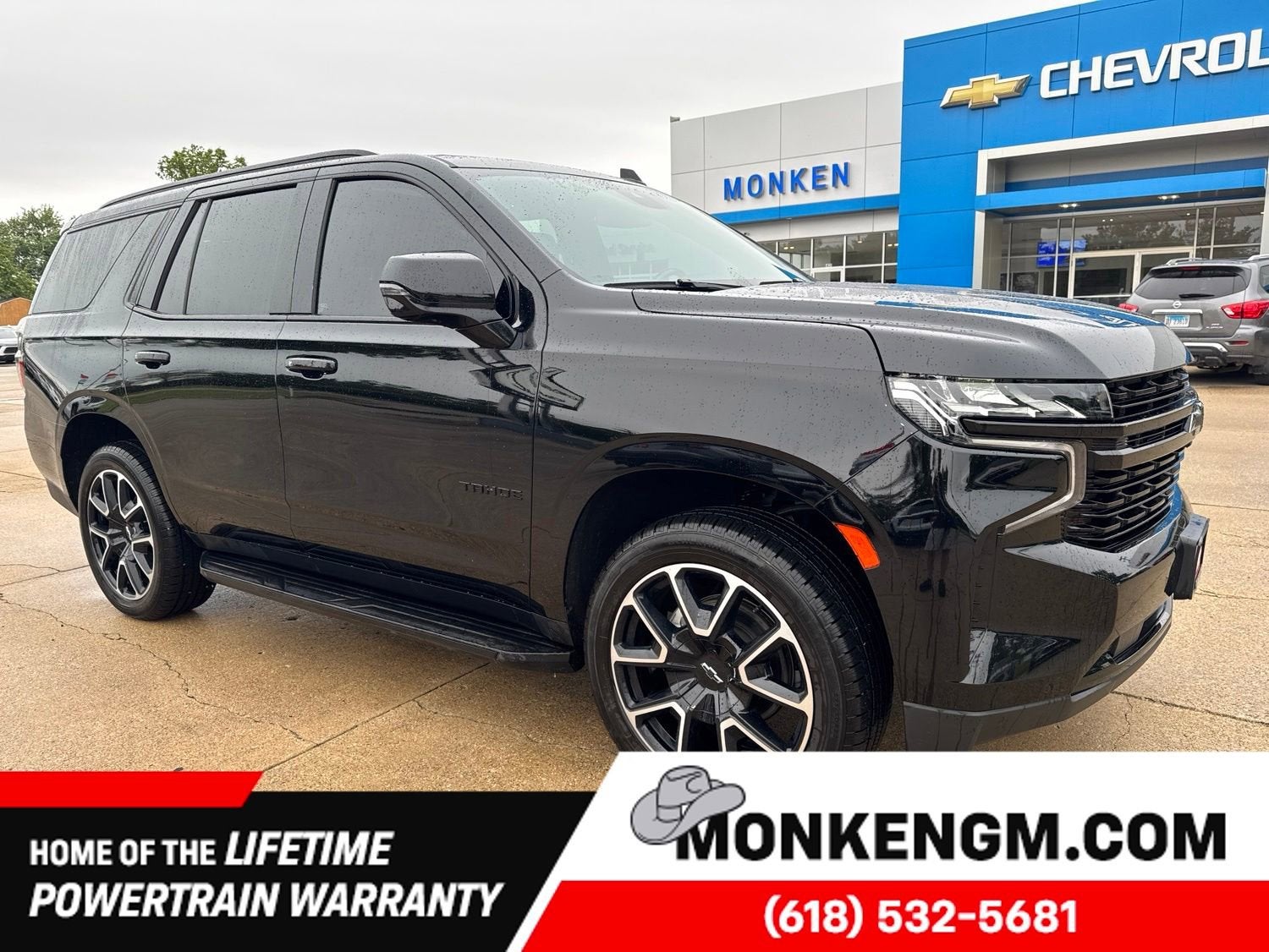 2024 Chevrolet Tahoe RST in Black — front three-quarter view