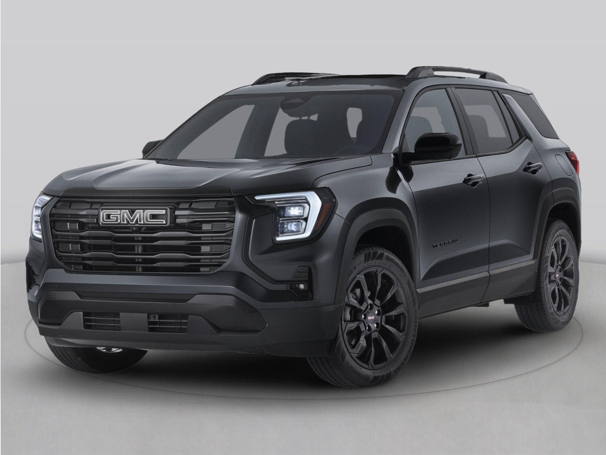 2027 GMC Terrain AWD Denali in Glacier White Tricoat — front three-quarter view