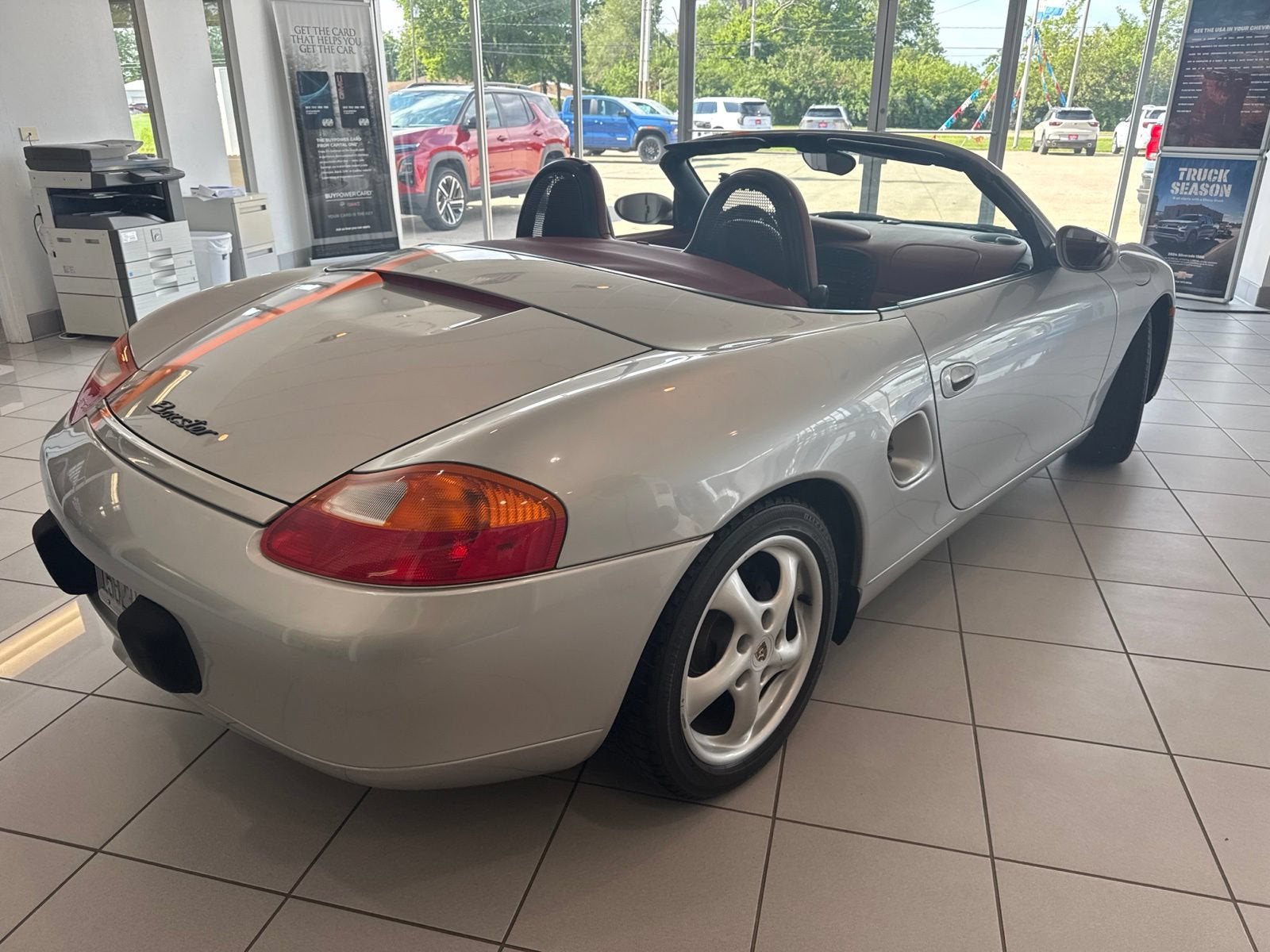1999 Porsche Boxster — rear three-quarter view